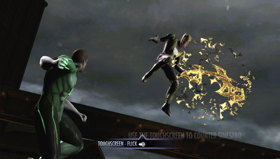 Green Lantern and Sinestro .
