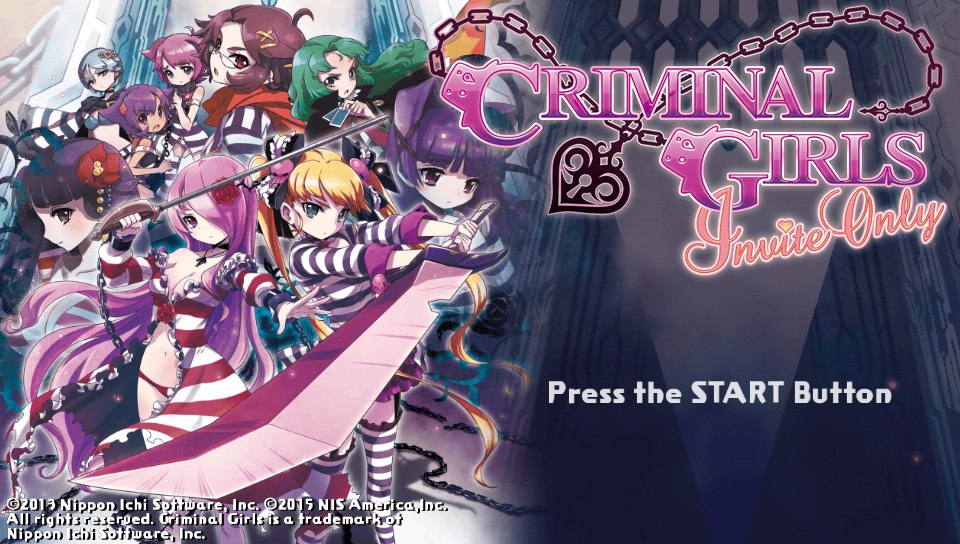 PS Vita Review:  Criminal Girls: Invite Only